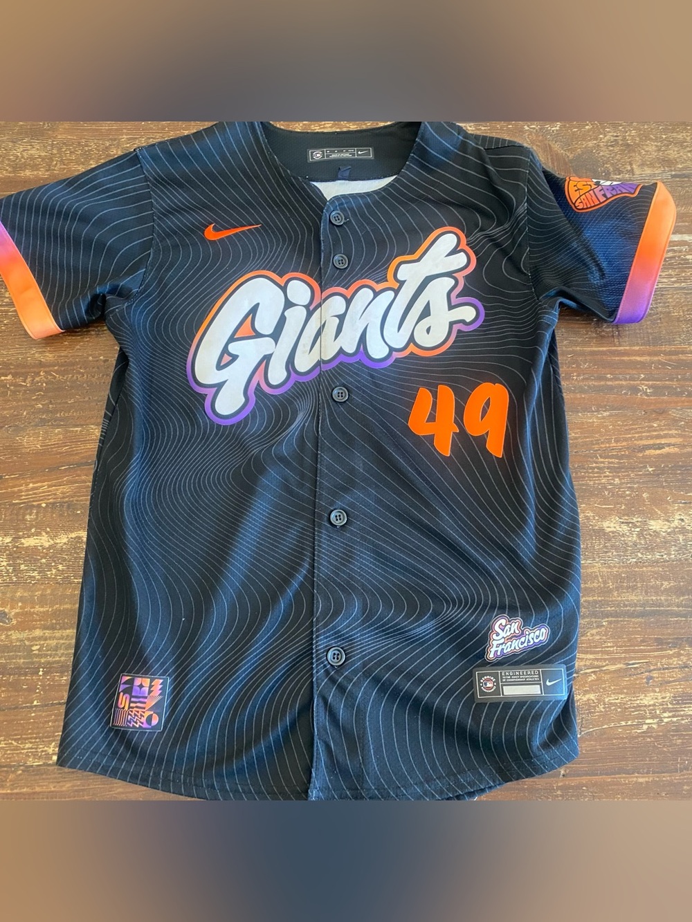 San Francisco Giants City Connect Fitzgerald Youth Jersey